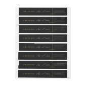 Modern Afstuderen zwart (Vel)