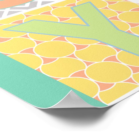 Modern alfabet poster (Hoek)