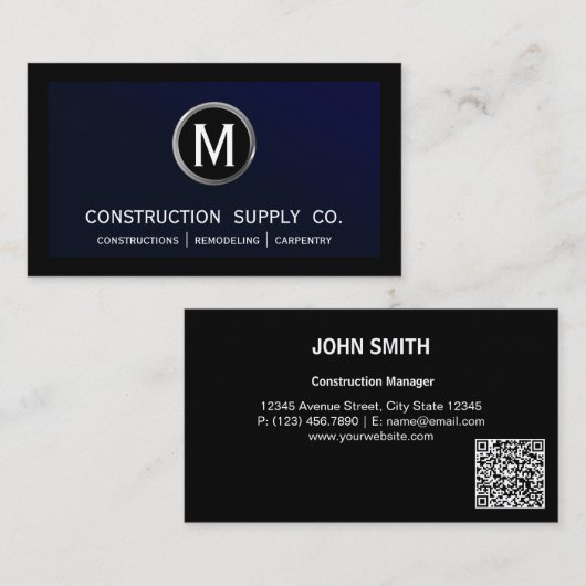 Modern algemeen Visitekaartje (Voorkant / Achterkant)