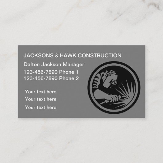 Modern algemeen Visitekaartje (Voorkant)