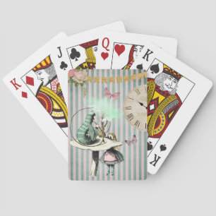 Modern Alice in Wonderland Pokerkaarten