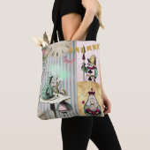Modern Alice in Wonderland Two Sided Tote Bag (Dichtbij)