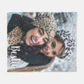 Modern All Over Photo Bestie Fleece Deken (Voorkant (Horizontaal))