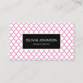 Modern Alle Professions, Schoonheid QR Code Visitekaartje (Voorkant)