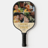 Modern Allerbeste Bonus Vader | Fotocollage Pickleball Paddle (Voorkant)