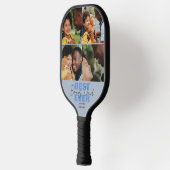Modern Allerbeste Bonus Vader | Fotocollage Pickleball Paddle (Links)
