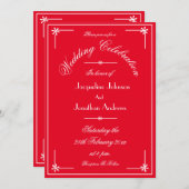 Modern alles in één RSVP e-mail website chique bru Kaart (Voorkant / Achterkant)