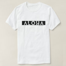 Modern ALOHA State of Mind Unisex Dagelijks T-shir