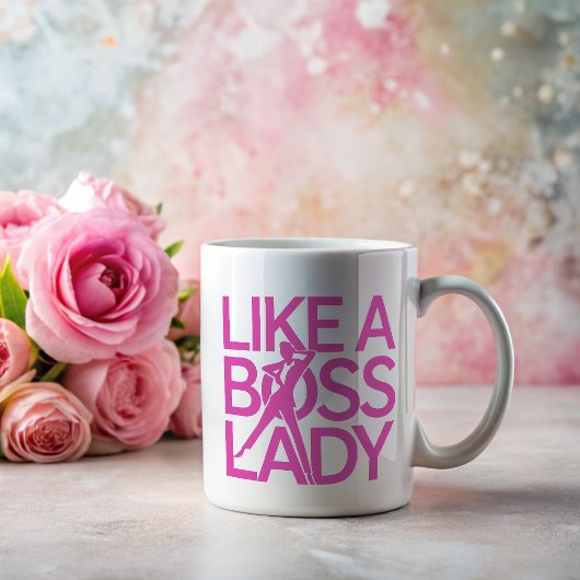 Modern als een baas dame koffiemok