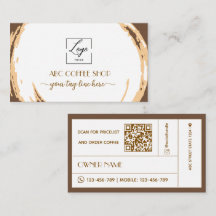 Modern Ambachtsman LOGO QR-code Coffeeshop