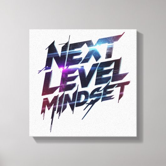 Modern Ambition and Hustle Graphic Canvas Afdruk (Voorkant)