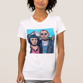 Modern American Gothic Art - Grand Woods Inspired T-shirt