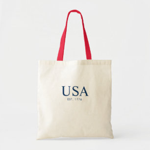 Modern Amerika Opgericht 1776 Tote Bag