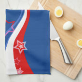 Modern Amerikaans vlagontwerp Theedoek (Quarter Fold)