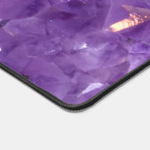 Modern Amethyst Birthstone Monogram Name Bureaumat (Hoek)