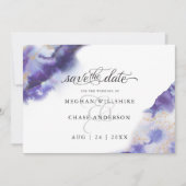 Modern Amethyst Waterverf Geode Barefoot Bride™ (Voorkant)