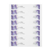 Modern Amethyst Waterverf Geode Barefoot Bride™ (Vel)