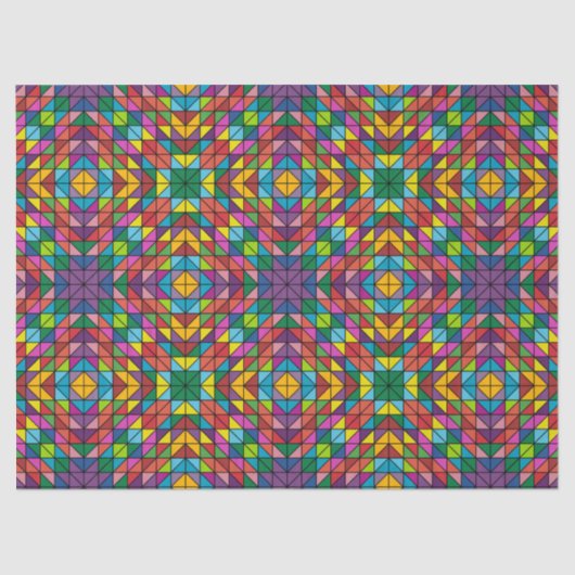 modern amish squares tissuepapier (Voorkant)