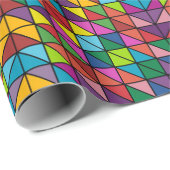 modern amish vierkanten verpakkingspapier cadeaupapier (Rol Hoek)