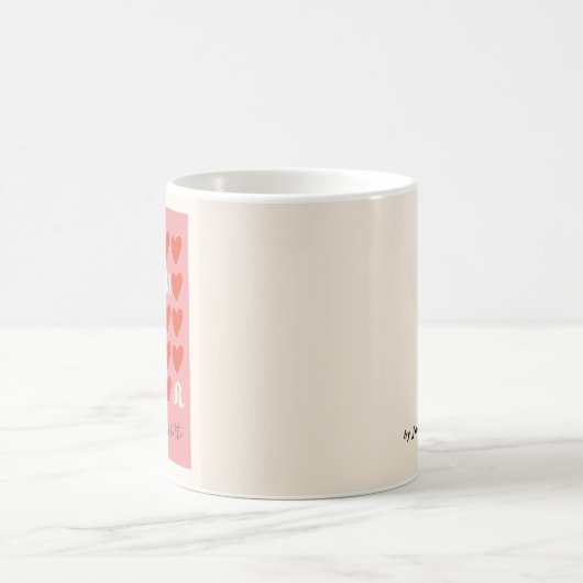 Modern Amour Heart Valentijnsdag geeft Schattigee  Koffiemok (Center)