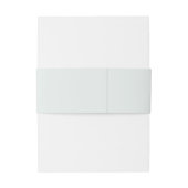 Modern Ampersand Elegant Monogram Uitnodigingen Wikkel (Achterkant Voorbeeld)