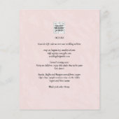 Modern Ampersand Wedding nodigt QR-code RSVP uit (Achterkant)