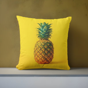 Modern ananas geel buitenkussen   tropisch