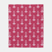 Modern Anchors Pattern Fleece Deken (Voorkant)