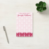 Modern Anchors Pattern | Jouw namen toevoegen Post-it® Notes (Kantoor)