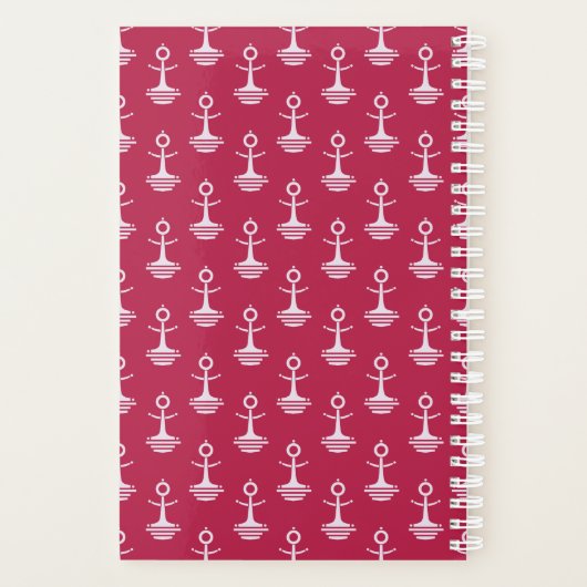 Modern Anchors Pattern Planner (Achterkant)