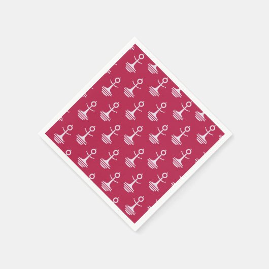 Modern Anchors Pattern Servet (Hoek)