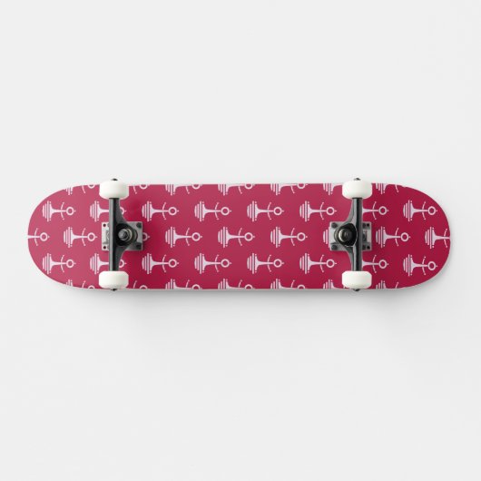 Modern Anchors Pattern Skateboard (Horizontaal)