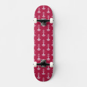 Modern Anchors Pattern Skateboard (Voorkant)