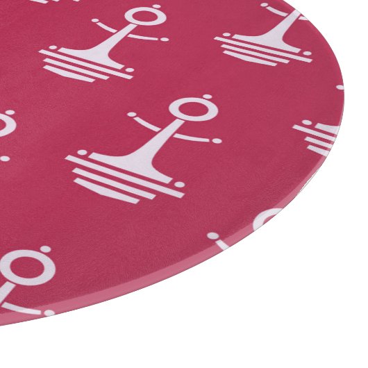 Modern Anchors Pattern Snijplank (Hoek)