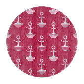 Modern Anchors Pattern Snijplank (Voorkant)