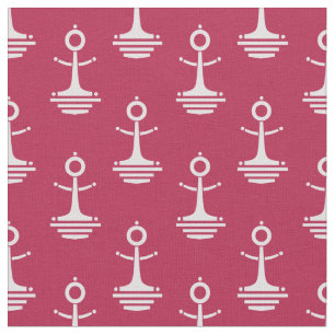 Modern Anchors Pattern Stof