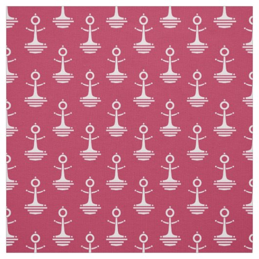 Modern Anchors Pattern Stof (Swatch)