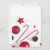 "Modern and Elegant Christmas & New Year Invitatio Bedankkaart (Achterkant)