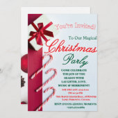 "Modern and Elegant Christmas & New Year Invitatio Bedankkaart (Voorkant / Achterkant)