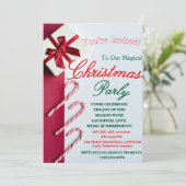 "Modern and Elegant Christmas & New Year Invitatio Kaart (Staand voorkant)