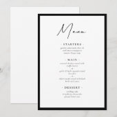 Modern and Elegant Frame Menu (Voorkant / Achterkant)
