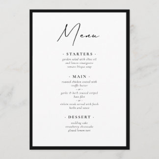 Modern and Elegant Frame Menu