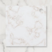 Modern and Minimal Pearls Bridal Shower Thank You Bedankjes Labels (Achterkant)