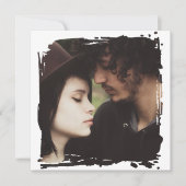 Modern and Simple Unique Photo Template Wedding Kaart (Voorkant)