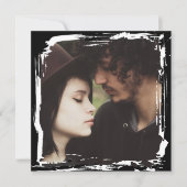 Modern and Simple Unique Photo Template Wedding Kaart (Voorkant)