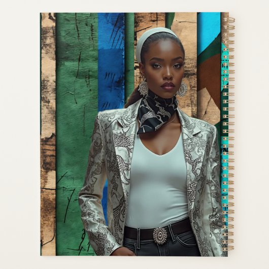 Modern and sophisticated Spiral Photo Notebook Planner (Achterkant)