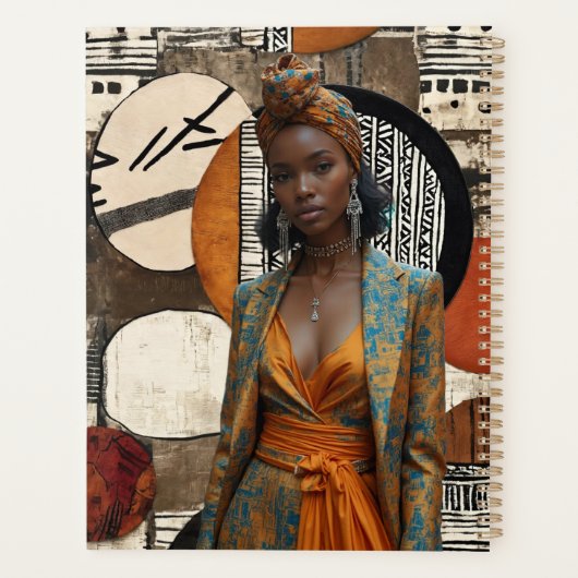 Modern and sophisticated Spiral Photo Notebook Planner (Achterkant)