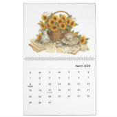 Modern and Stylish Sunflower Monthly Calendar 2026 Kalender (Mar 2026)