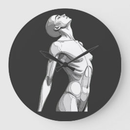 Modern Android Sketch - Minimalist Wall Clock Grote Klok