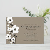 Modern Anemone | repetitief diner Kaart (Staand voorkant)